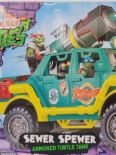Tales Of The Teenage Mutant Ninja Turtles Sewer Spewer Armored Turtle Tank vehicle Amazon haul from late December 2025. #haul #toyhaul #tmnt #teenagemutantninjaturtles #amazon