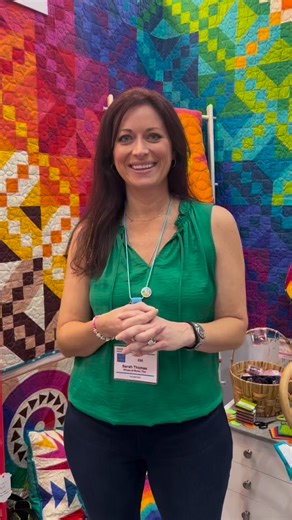 Sarah Thomas of SARIDITTY @sariditty live from quilt market talking about clappers! Contact her if you would like to order one and follow her for more on her newest line Rainbow Spice! SARIDITTY | Moda Fabrics United Notions