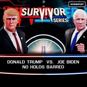 15M views · 137K reactions | There's only one way to settle the battle for the White House  The fight of the century, Donald J. Trump  Joe Biden on WWE 2K | GiveMeSport | Facebook