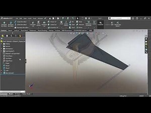 Airplane on Solidworks tutorial .. Video 2 : Wing Design