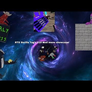 RTX gorilla tag’s $10 mod menu showcase!