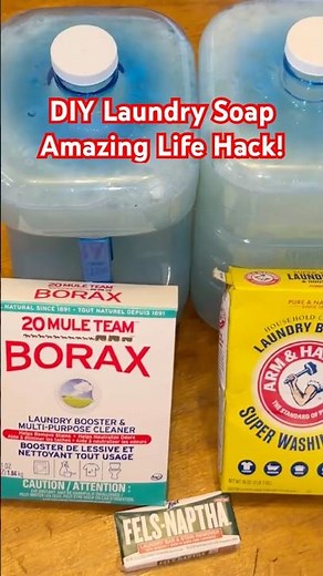 DIY laundry soap, DIY Laundry Detergent Life hack #shorts