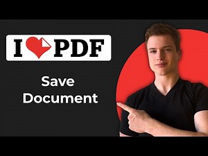 How To Save Document In ILovePDF (Working 2026)