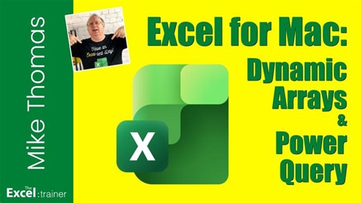 Loading Dynamic Array Data in Power Query for Excel Mac | Mike Thomas posted on the topic | LinkedIn