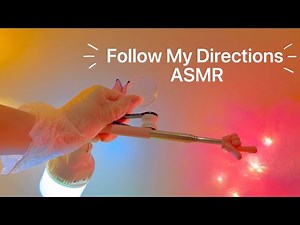ASMR FOLLOW THE TRIGGERS | VISUAL FOCUS TEST 👀 | No talking | Relaxing hand movements 💕