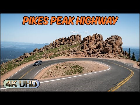 Driving Up Pikes Peak in 4K | Scenic Mountain Highway