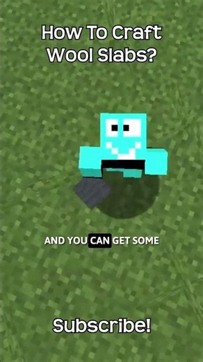 How To Craft Wool Slabs In Minecraft?!