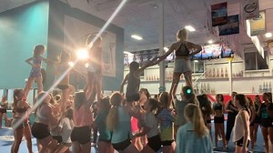 29 reactions | It’s day 3️⃣ of Fin Frenzy 麗! Who’s ready to HIT their routine and feel FINTASTIC✨ for Cheer for the Cure?? . . #hitzero #pyramid #beamazing #teamwork #stunt #tumble #dance #cheergym #havefun #bethebest #confident #performyourheartout #cheersportsharks #sharkside | Cheer Sport Sharks | Facebook