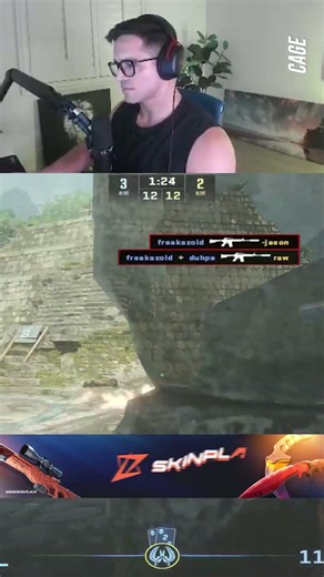 freakazoid credits the utility 💀 #cs2 #cs2clips #twitchclips