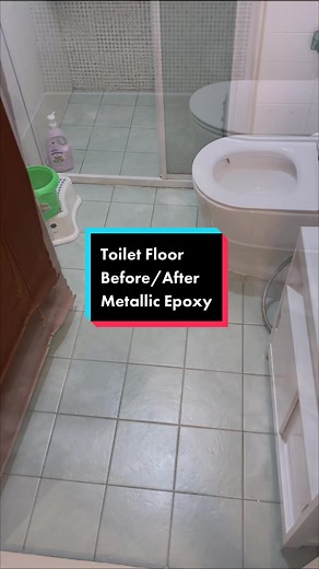 Transform Your Bathroom with Stunning Metallic Epoxy Flooring