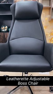 3.5K views · 21 reactions | Command Your Workspace in Comfort & Style! Experience luxury and ergonomic support with our Leatherette Adjustable Boss Chair. Designed for ultimate comfort, durability, and a professional touch to your office! #MultiwoodFurniture #BossChair #OfficeChair #LuxurySeating #ErgonomicDesign #WorkInComfort #AdjustableChair #ExecutiveSeating #OfficeInteriors #ProductiveWorkspaces | Multiwood | Facebook