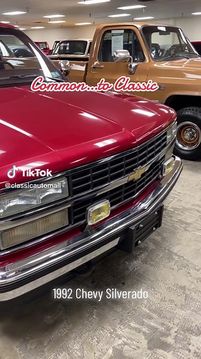 Common to Classic - 1992 Chevy Silverado 4x4 with cap! Good looking and low mikeage! #chevy #4x4 #truck #awd #gmc #v8 #futureclassic #pickuptruck #classicautomall