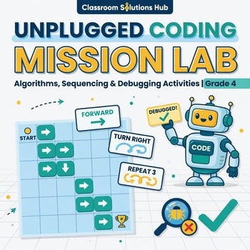 Unplugged Coding Activities | Algorithms & Debugging | Grade 4