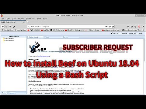 How to Install Beef on Ubuntu 18 04 Using Bash Script