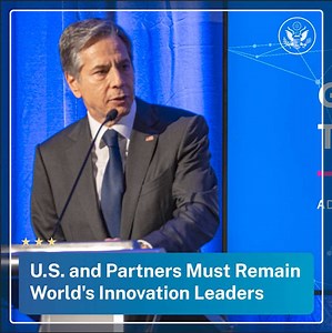 Secretary Blinken: We need the U.S. and we need its partners to remain the world’s innovative leaders and standard setters, to ensure that universal rights and democratic values remain at the center of all the innovation that’s to come, and that it delivers real benefits in people’s lives. | U.S. Department of State
