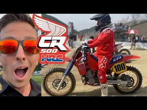 Old School CR 500 STUNS the field!