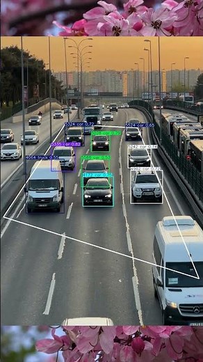 AI TrackZone Detects Cars in Real-Time! 🚗⚡ | YOLO Object Tracking #Shorts #shorts