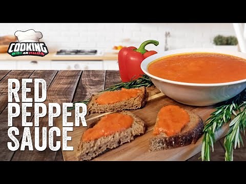 How to make Red Pepper Sauce, Perfect for Dips, Pasta, Salami and much more