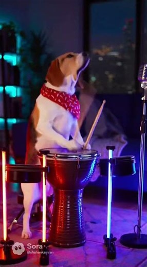 dog playing a music #animals #artificialintelligence #robot#programming #coding#wildlife#technology
