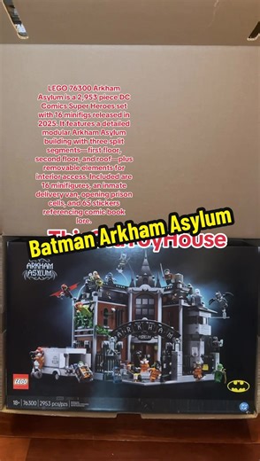LEGO Batman Arkham Asylum Set Review and Features