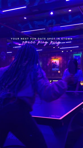 Experience Glow-in-the-Dark Ping Pong in Koreatown