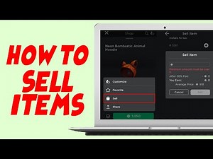 How To Sell Items On Roblox (2025)