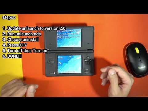 Remove Nintendo DS CFW ( Unlaunch and Twilight Menu ++ )