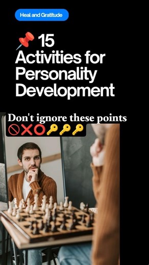 15 Activities for Personality Development #important #guide #gratitude #healmate #motivation