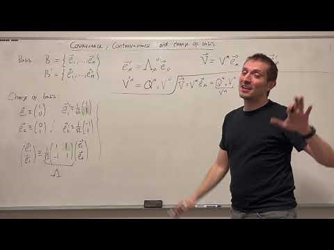 Intro to General Relativity - 02 - Preliminaries 2: Tensors, Covariance and Contravariance