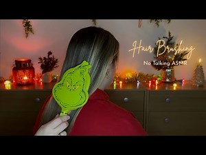 ASMR Festive Hair Brushing on Beth | No Talking just Brush Sounds