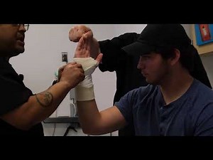 Application of Short Arm Volar Splint