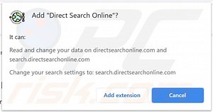 Direct Search Online Browser Hijacker