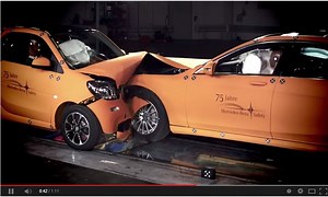 Vidéo : la Smart fortwo à l'épreuve du crash test