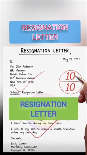 🔴 Resignation Letter | How to Write a Professional Resignation Letter