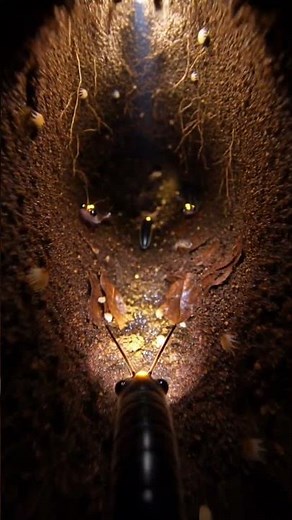 Glow Hunter — Firefly Larva in the Dark