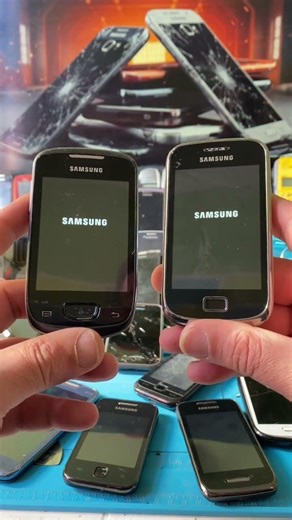 Galaxy mini Vs Galaxy mini 2 test 🚀 #samsung #mobile #nostalgia #retro #tech #reels