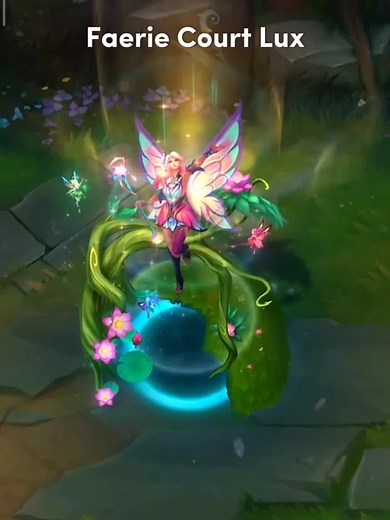 Lux Faerie Court Skin in League of Legends