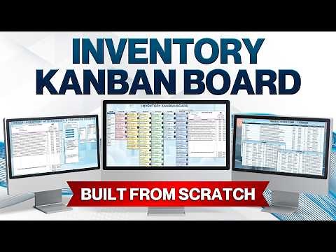 EASILY Visualize Inventory With This Kanban Board in Excel