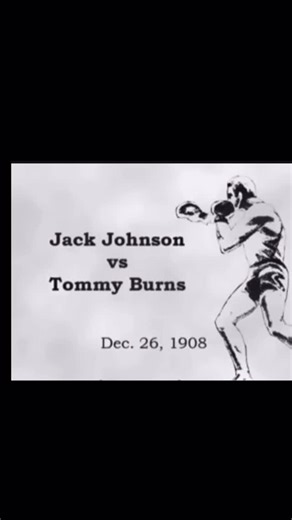 Michael on Instagram: "Jack Johnson - Johnson finally won the world heavyweight title on December 26, 1908, a full six years after lightweight champion Joe Gans became the first African American boxing champion. Johnson’s victory over the reigning world champion, Canadian Tommy Burns, at the Sydney Stadium in Australia, came after following Burns around the world for two years and taunting him in the press for a match. Burns agreed to fight Johnson only after promoters guaranteed him $30,000. Th