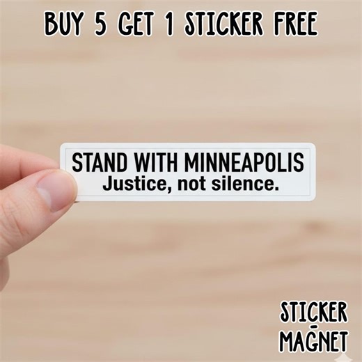 Justice for Alex Pretti Sticker, No ICE Hands off Our Cities, Stand With Minneapolis, Justice Not Silence, Protest Magnet,anti Trump Sticker - Etsy Canada