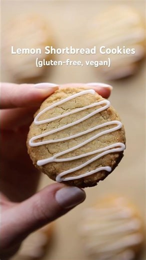 Lemon shortbread cookies 🍋 Gluten-free, vegan | RFHB recipes