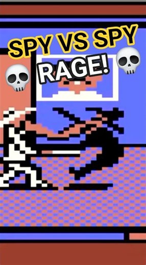 Spy vs Spy on the C64 was pure violence 😂