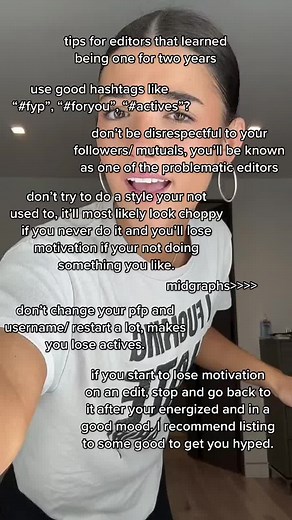 editing tips!!! #theeditorhelperr #charlidamelio #editors #rares #tips #overlays #audios #shakes #colorings #fyp #foryou #actives?