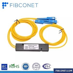 [Hot Item] FTTH 1*2 Sc APC Upc 1310/1550nm Optical Fiber Optic Fbt Splitter