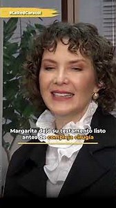 Margarita dejó su testamento listo antes de compleja cirugía | La Red