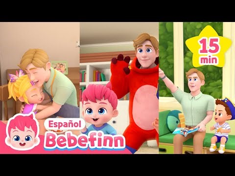👨‍👧‍👦Me Gusta Jugar con Mi Papá | Canciones Infantiles | Bebefinn en español