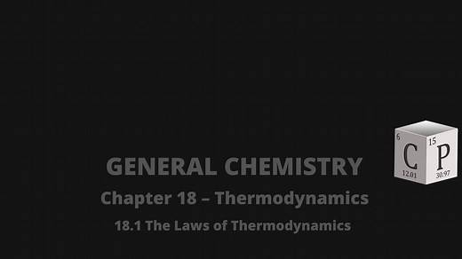 18.1 The Laws of Thermodynamics - Chad's Prep®