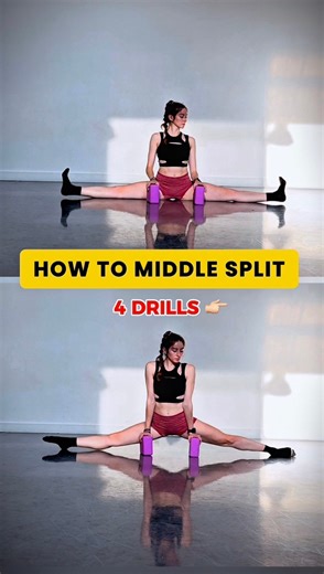 4 Middle Split Moves You NEED in Your Routine 😍🔥 Beginner or Pro — these will open your hips FAST💨 Save & Try them today and watch your middle splits transform💅🏻 👉🏻 More Stretching Tips & Flexibility Challenges on my Page💕 . . #flexibility #stretching #splits #yogaflow #yogapractice #yogaposes #gymnastics #middlesplits #hipmobility #yogainspiration #poledance #aerial #calisthenics #flexibilitygoals #contortion #yoga #stretchingexercises #figureskating | Flex with Olha