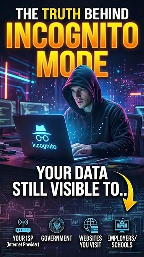 TRUTH ABOUT INCOGNITO MODE | IS YOUR DATA SAFE IN PRIVATE WINDOW? #privatebrowsing #vpn #techshorts