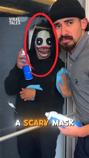 Masked Glass Prank Gone Wrong 😱 Watch His Co-Worker’s Reaction!